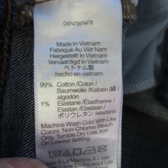 Madewell Skinny Flare Jeans Women 27 Blue Cotton Denim High Rise Bootcut 690 - Picture 5 of 11